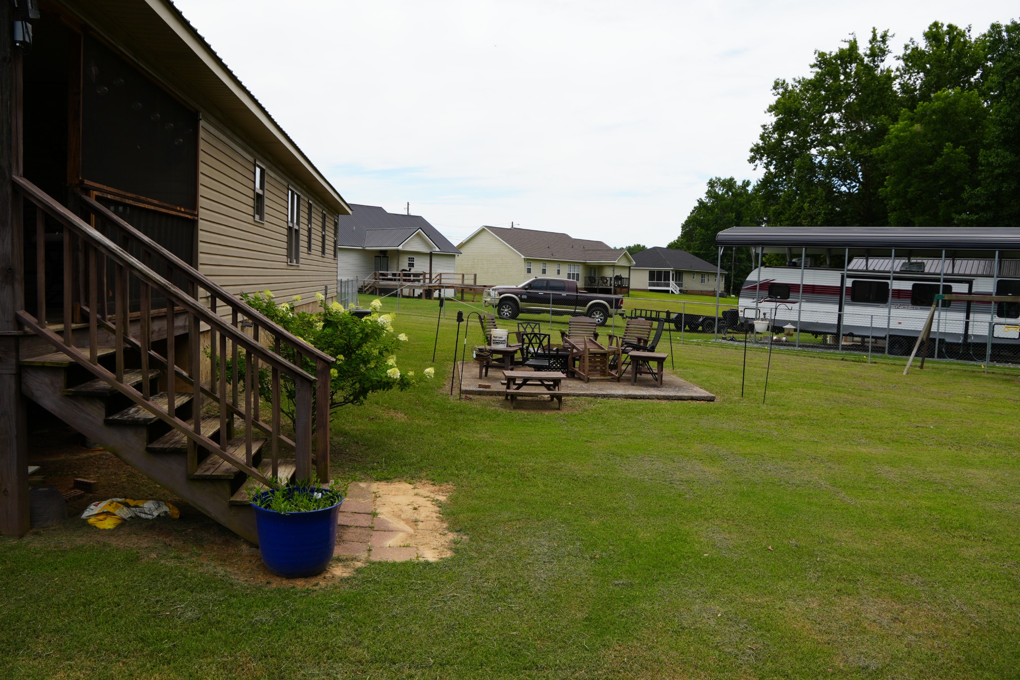 Backyard side